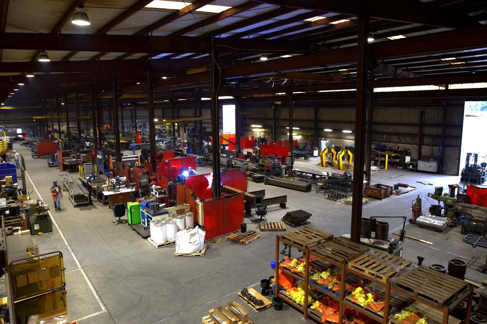 Brick City Metals fabrication floor